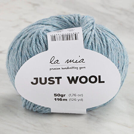 La Mia Just Wool Buz Mavisi El Örgü İpi - Lt015 - 34009