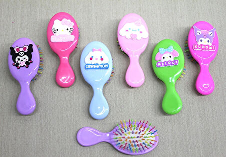 Leyloş Kuromi, Hello Kitty, Cinnamon, My Melody Saç Tarağı