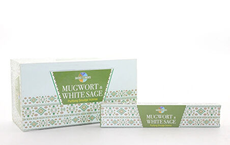 Leyloş Hem Sacred Elements Mugwort &amp; White Sage Masala Aromalı Çubuk Tütsü