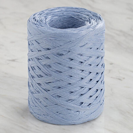 Loren Natural Raffia 90 Gr Buz Mavi Kağıt İp - 26