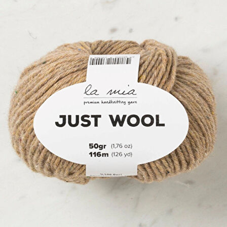La Mia Just Wool Açık Kahverengi El Örgü İpi - Lt014 - 33830