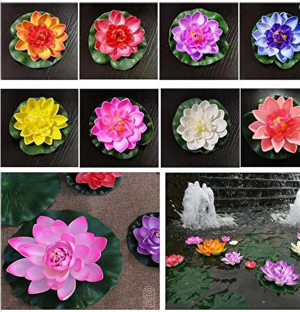 Leyloş Dekoratif Yapay Lotus Çiçeği