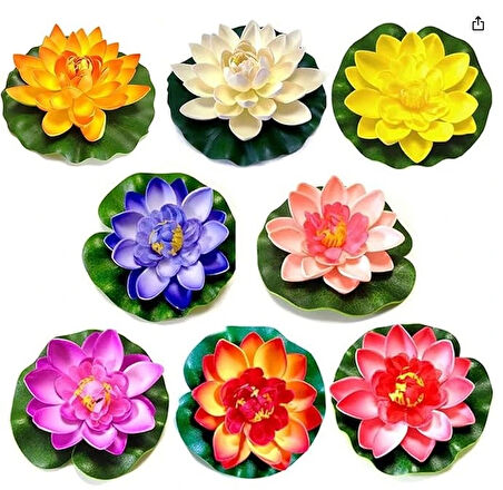 Leyloş Dekoratif Yapay Lotus Çiçeği