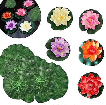 Leyloş Dekoratif Yapay Lotus Çiçeği