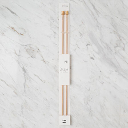 La Mia Whitewood 3 Mm 36 Cm Ahşap Örgü Şişi