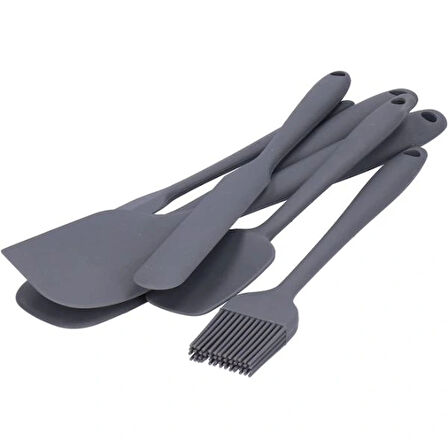 Leyloş Silikon Spatula Ve Fırça Seti