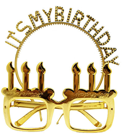 Leyloş My Birthday Taç Ve Gözlük