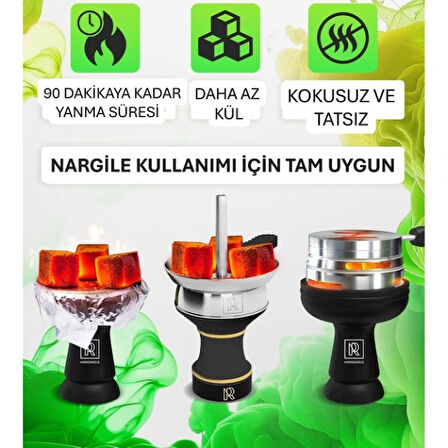 Leyloş Nargile Kömürü 1 Kg