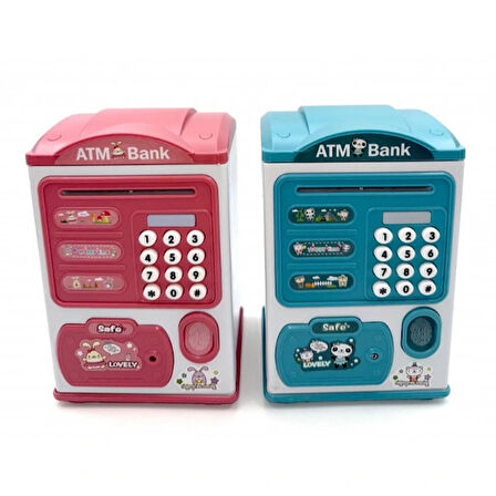 Leyloş Sevimli Tasarımlı Şifreli Atm Kumbara