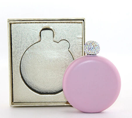Leyloş Paslanmaz Çelik Matara 5 Oz Pembe