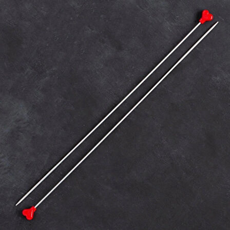 Addi 2,5mm 35cm Klasik Alüminyum Hızlı Örgü Şişi -