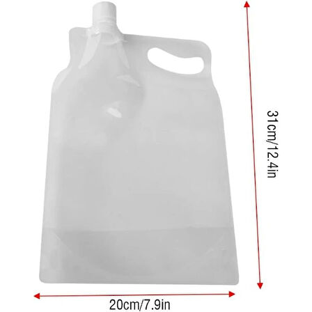 Leyloş Plastik Kapaklı Su Torbası 1 Litre