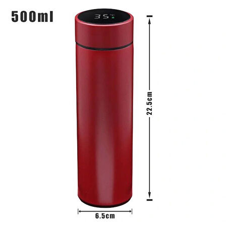 Leyloş Sıcaklık Göstergeli Dijital Termos 500 Ml
