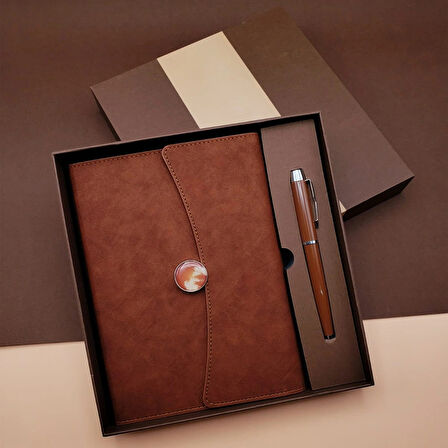 Leyloş Kutulu Defter Kalem Set