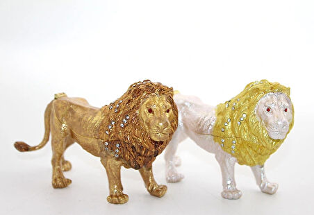 Leyloş Swarovski Taşlı Tekli Aslan