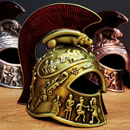 Leyloş Metal Dekoratif Şövalye Miğferi