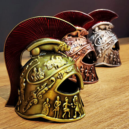 Leyloş Metal Dekoratif Şövalye Miğferi