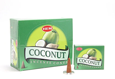 Leyloş Coconut Aromalı Konik Tütsü