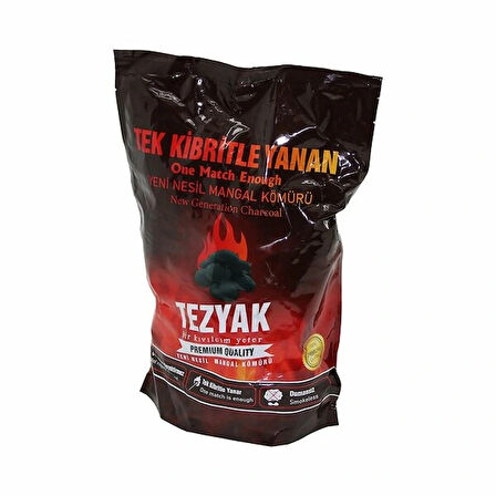 Leyloş Yeni Nesil Çabuk Tutuşan Mangal Kömürü 2 Kg