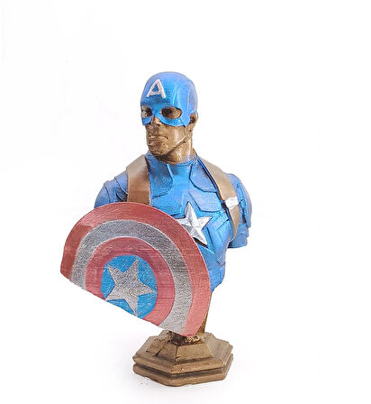 Leyloş Captain America Büst Küçük Boy