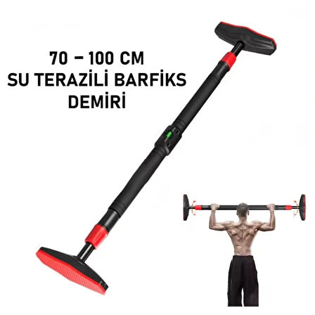 Leyloş Su Terazili Barfiks Demiri 70-100 Cm