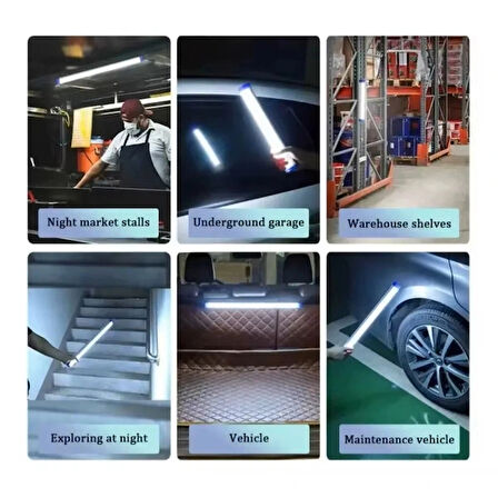 Leyloş Usb Şarjlı Led Aydınlatma Işıldak 3 Farklı Işık Modu