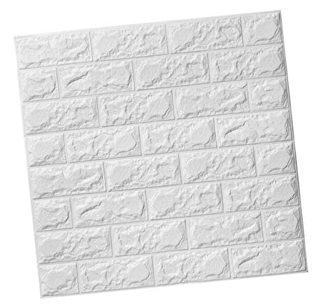 Leyloş 3d Tuğla Desenli Kendinden Yapışkanlı Duvar Paneli 58x38 Cm