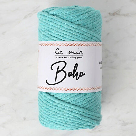 La Mia Boho Açık Yeşil Büküm Makrome İpi - L157 - 34208