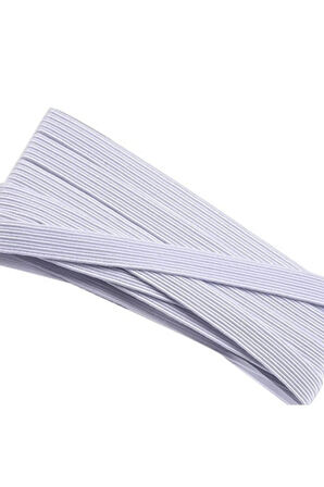 Lastik En 1,5 Cm 10 Metre Beyaz