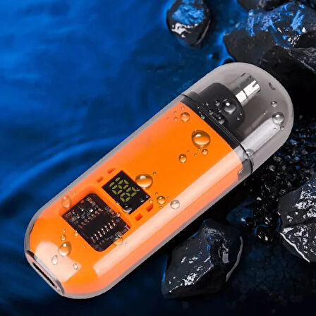 Leyloş Cep Çakmak Model Usb Şarjlı Burun Kulak Yanak Kıl Tüy Temizleme Makinesi