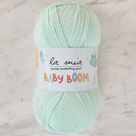 La Mia Baby Boom Bebe Yeşili El Örgü İpi - 1443 - 34131