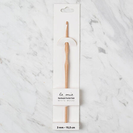 La Mia Whitewood 3 Mm 15.5 Cm Ahşap Yün Tığ
