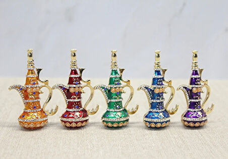 Leyloş Swarovski Taşlı Minik Figür - Mini İbrik Model 2