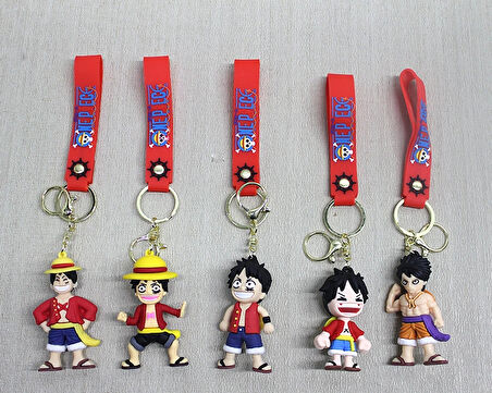 Leyloş Luffy Silikon Anahtarlık