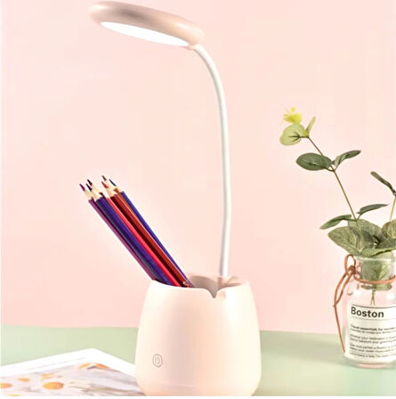 Leyloş Halka Led Usb Şarjlı Masa Lambası