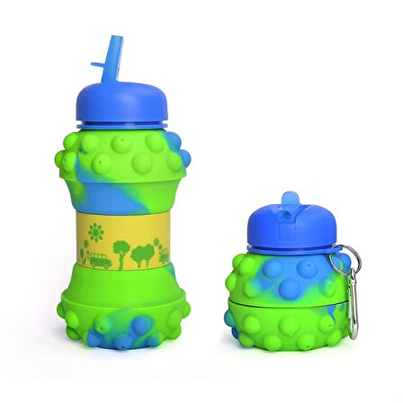 Leyloş Pop-ıt Detaylı Akordiyon Su Şişesi