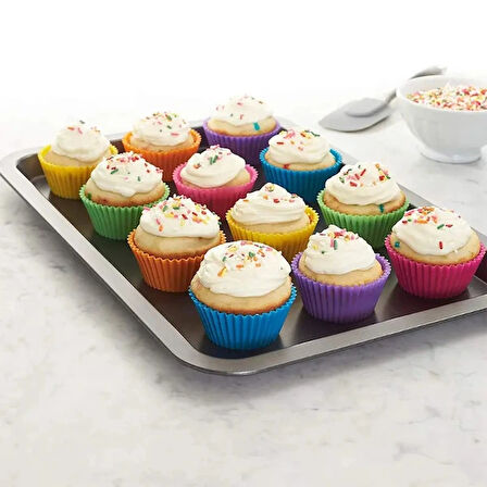 Leyloş 12'li Silikon Muffin Kalıbı