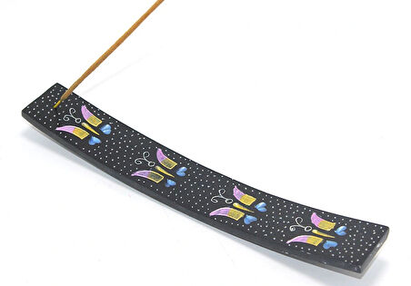 Leyloş Obsidian Taşı Kayık Tütsülük Model 5