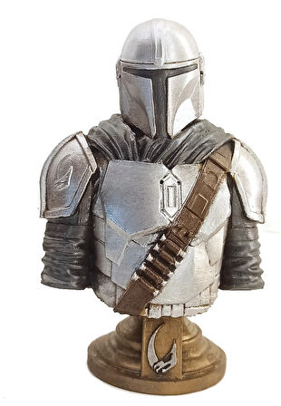 Leyloş Mandalorian Büst Model 2