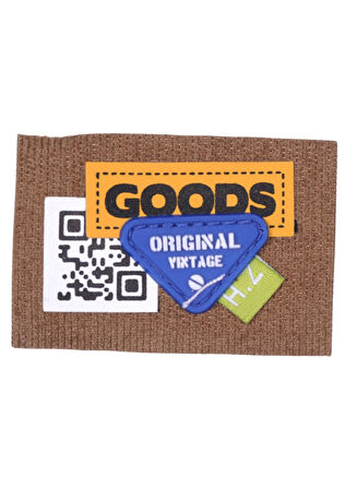 Aplike Ütü İle Yapışan Goods Yazılı Arma 4x4 Cm