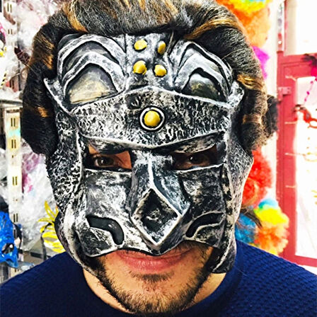 Leyloş Lateks Gladiatör Maskesi