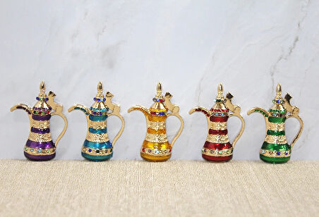 Leyloş Swarovski Taşlı Minik Figür - Mini İbrik