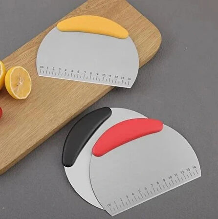 Leyloş Paslanmaz Çelik Hamur Kesme Ve Şekillendirme Spatulası