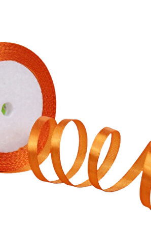 Saten Kurdele 6 Mm Orange 2 Metre
