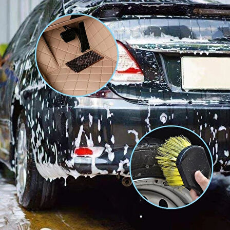 Leyloş Sarı Jant Temizleme Fırçası