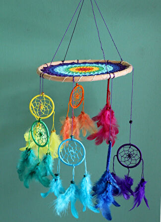 Leyloş Rüya Kapanı Dream Catcher Model 6