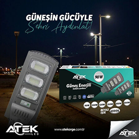 Leyloş Güneş Enerjili Sokak Lambası 120 W