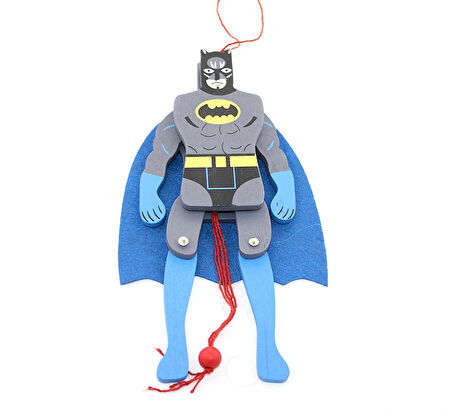 Leyloş Ahşap Sallanan Batman Figürü