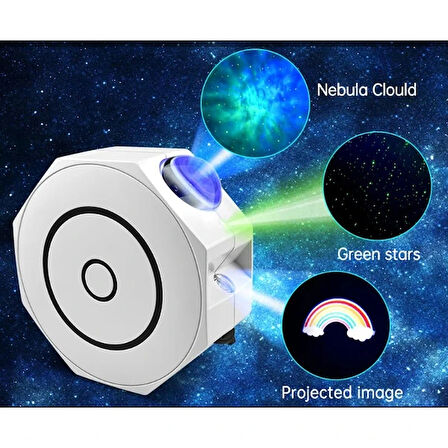 Leyloş Bluetooth Özellikli Anason Projektör Gece Lambası