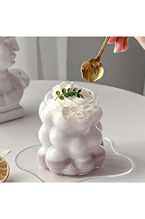Leyloş Borosilikat Bubble Bardak